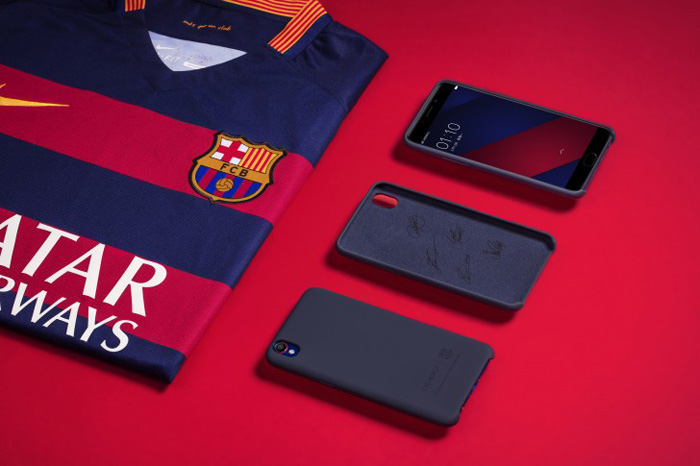 Oppo F1 Plus FC Barcelona Edition autografos