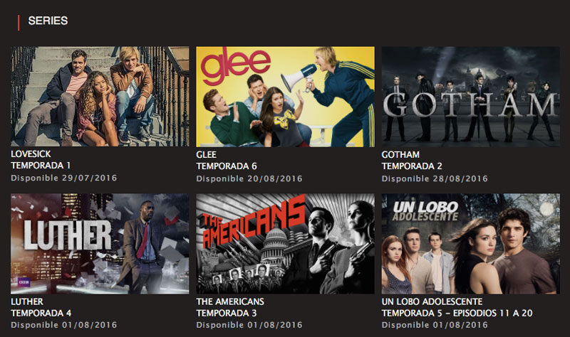 Series Netflix agosto 2016