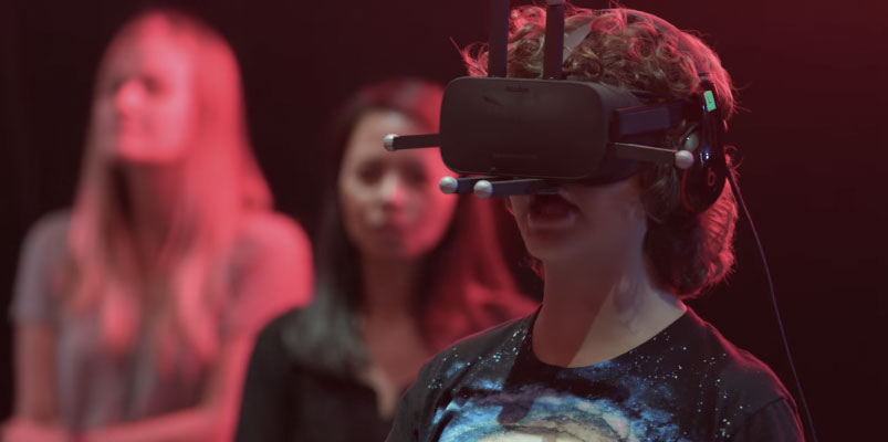 watchiong stranger things in vr