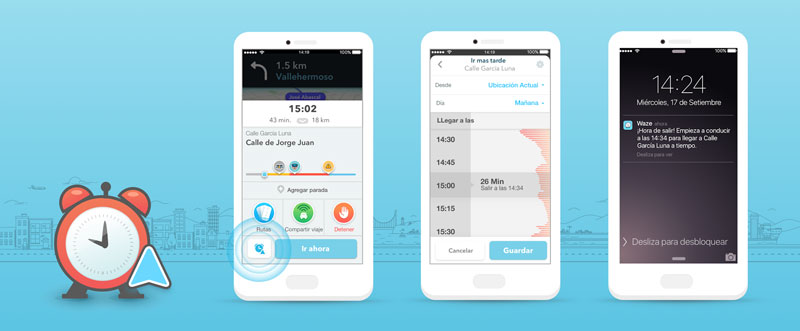 waze manejar planeado