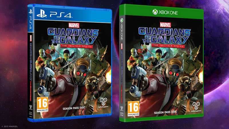 Guardianes de la Galaxia The Telltale Series Cajas