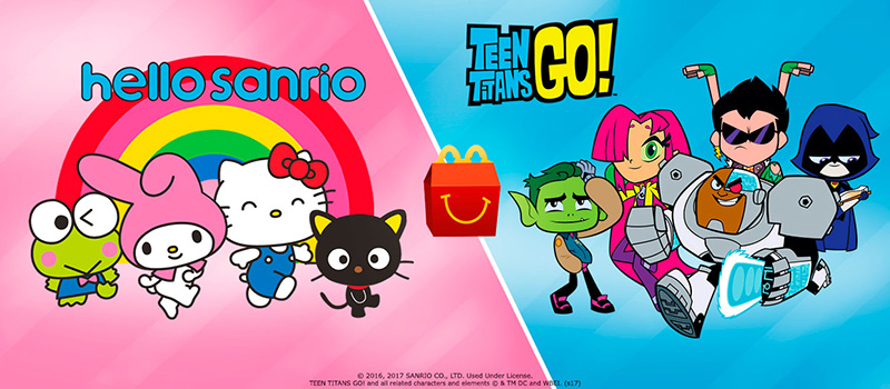 Teen Titans Go Hello Sanrio Cajita Feliz