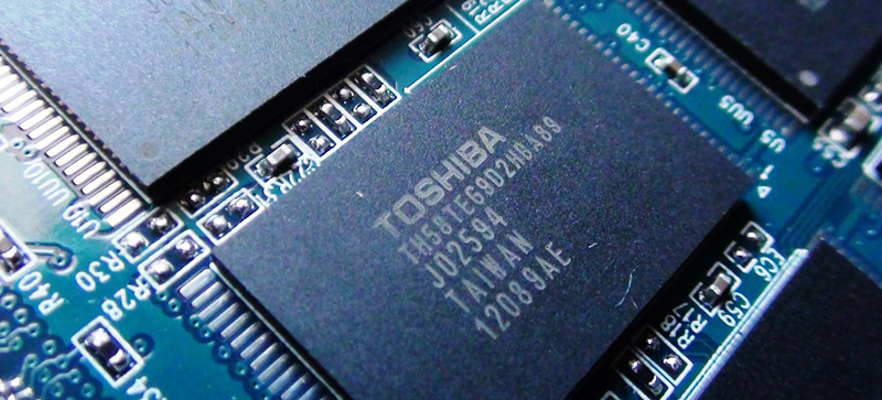 Toshiba chips de memoria Apple