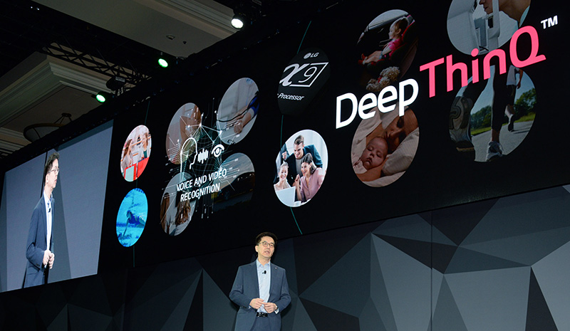 LG DeepThinQ CES 2018 conferencia