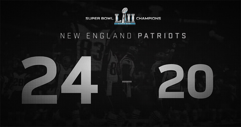 Patriots Super Bowl LII