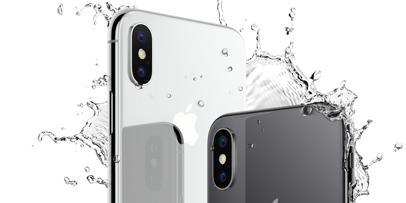 Apple iPhone X agua