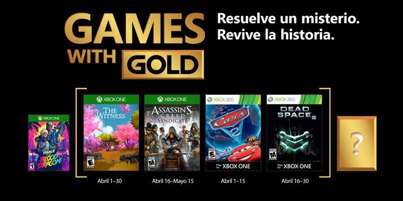 Games With Gold abril 2018