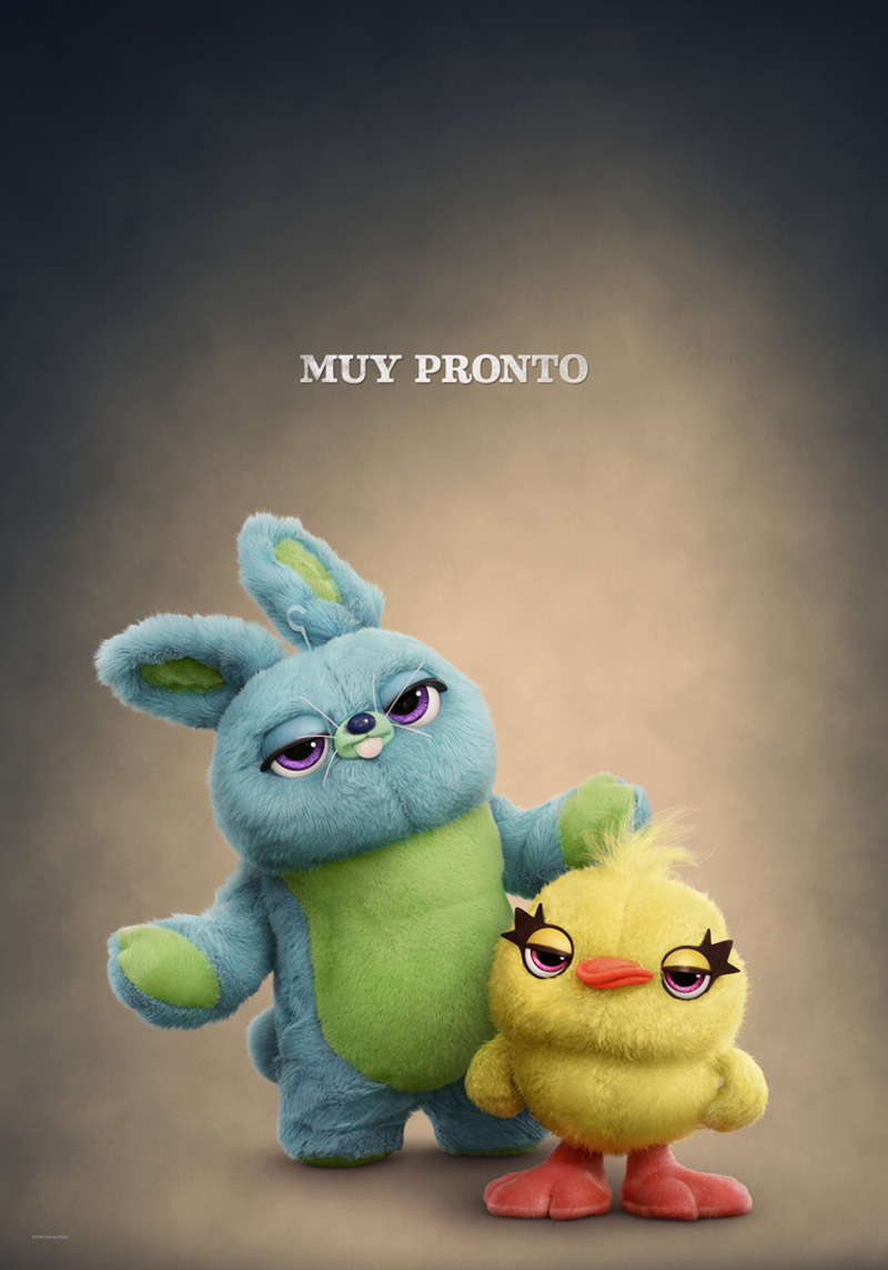 Toy Story 4 Poster Ducky y Bunn