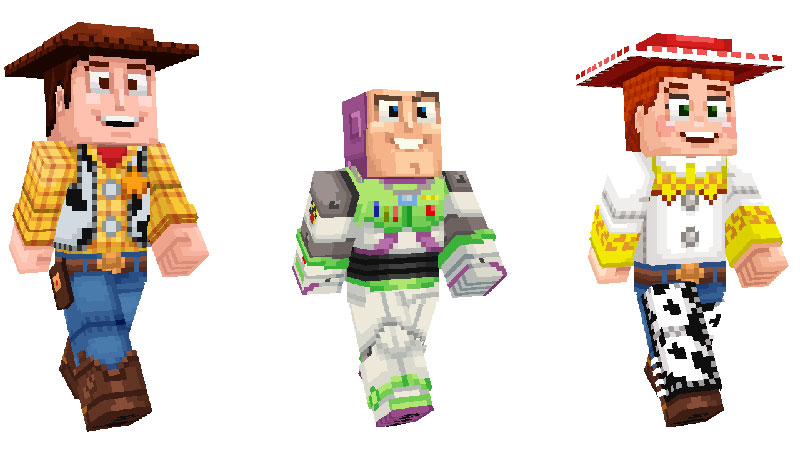 Toy Story 4 Minecraft personajes 1