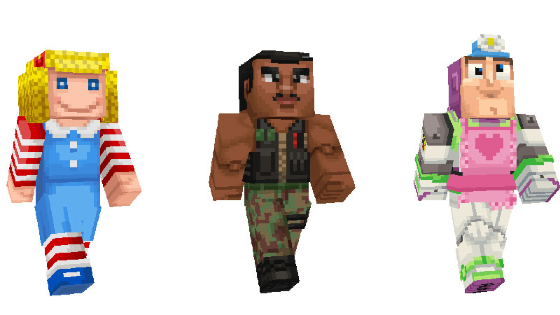 Toy Story 4 Minecraft personajes 7