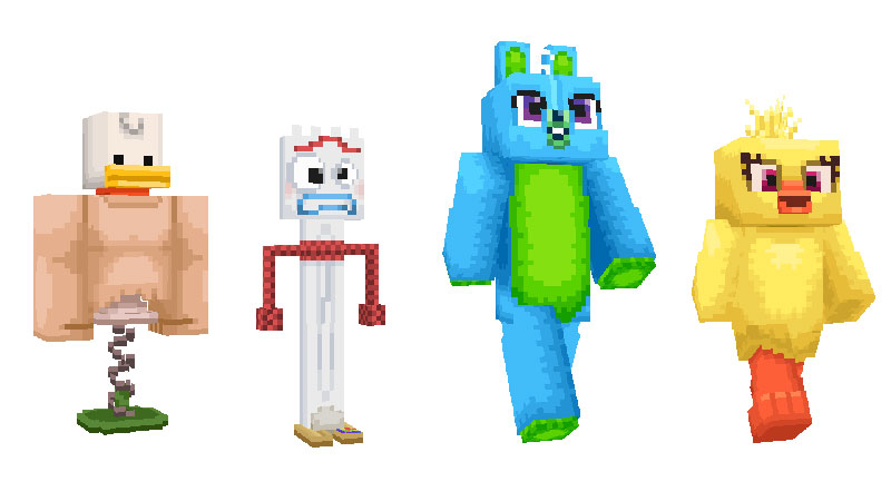 Toy Story 4 Minecraft personajes 8