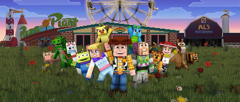 Toy Story 4 Minecraft personajes