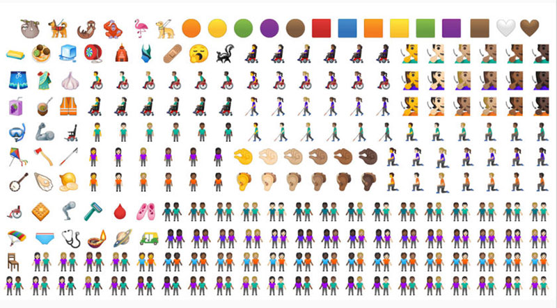 65 nuevos emojis Google