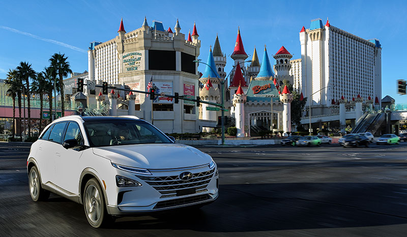 Hyundai NEXO hidrogeno calle