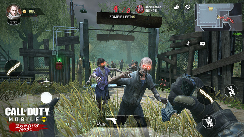 Call of Duty Mobile Modo Zombies partida