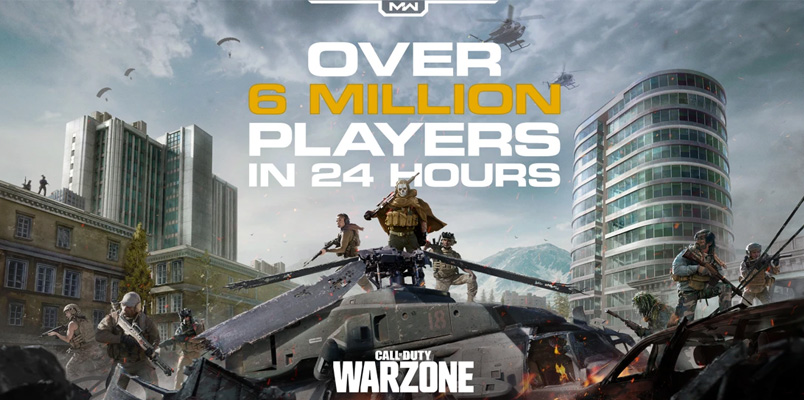 Call of Duty Warzone 6 millones