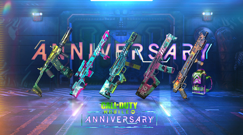 Call of Duty Mobile Anniversary Armas Neon