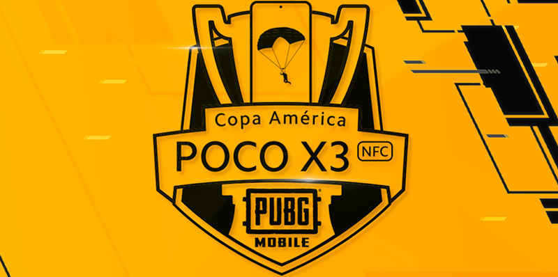 PUBG MOBILE Copa America PocoX3 2020 logo