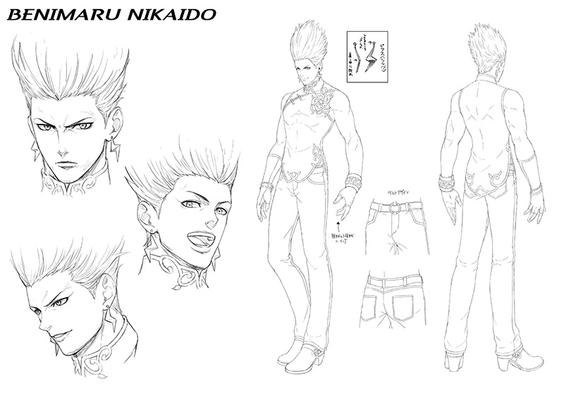 The King Of Fighters XV arte BENIMARU-NIKAIDO