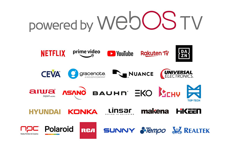 webOS TV marcas