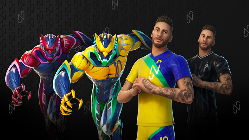 Neymar Jr Fortnite skins