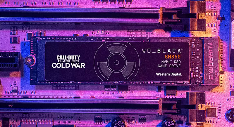 WD_BLACK Call of Duty Black Ops Cold War Special Edition SN850 NVMe SSD