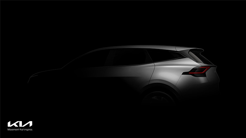 Totalmente nuevo KIA Sportage teaser trasera