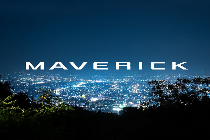 Ford Maverick logo presentacion