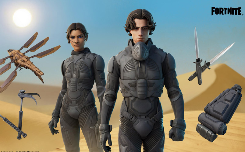 Paul Atreides y Chani Fortnite