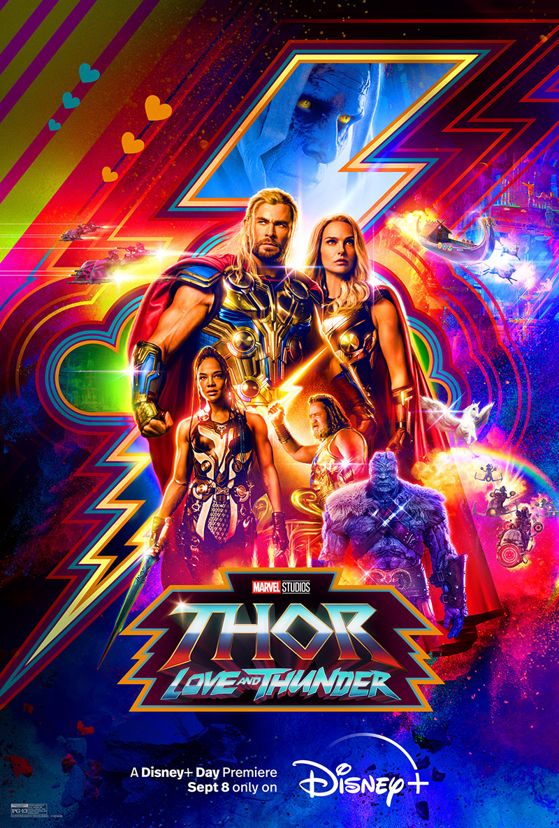 Thor Amor y Trueno poster Disney+