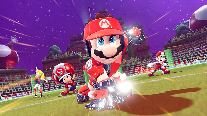 Mario Strikers Battle League Mario