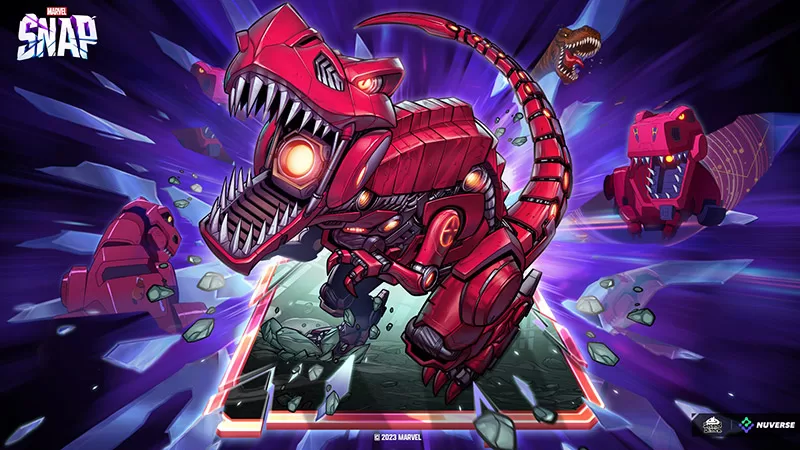 Marvel Snap Dinosaurio Diabólico Mecha