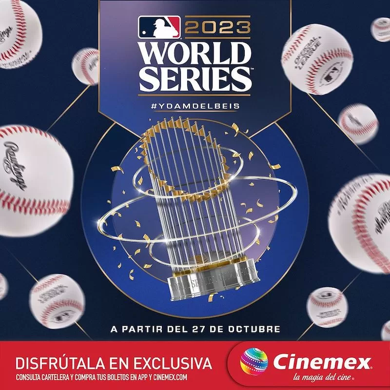 Disfruta de los partidos de La Serie Mundial en salas de Cinemex