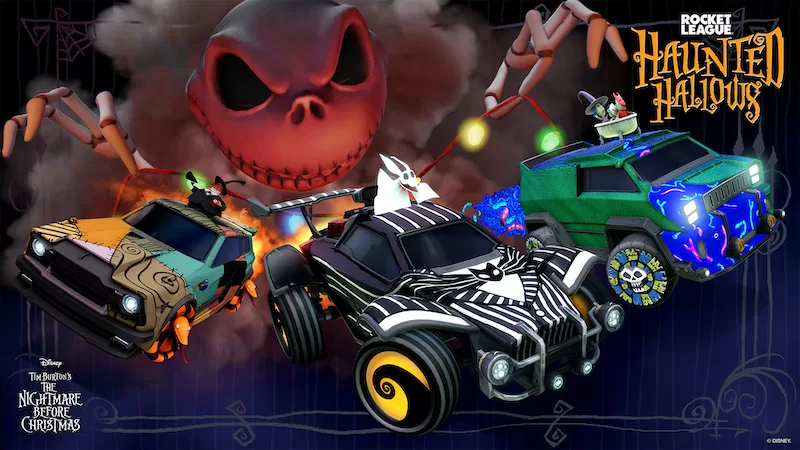 Rocket League Haunted Hallows El Extraño Mundo de Jack