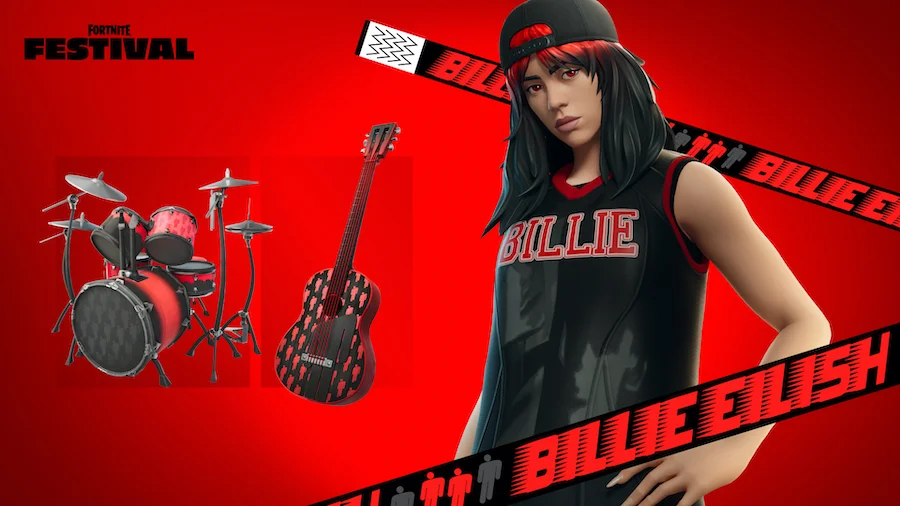 Billie Eilish Fortnite Red CHIHIRO