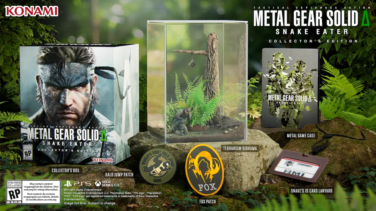 Metal Gear Solid Δ Snake Eater edicion coleccion pedido contenido