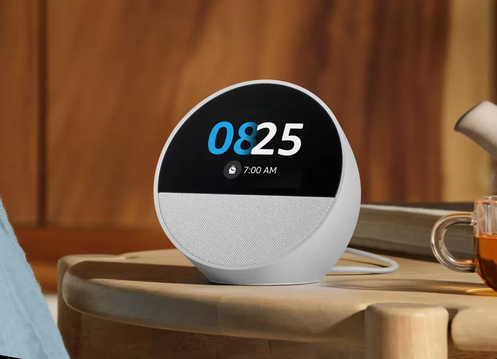 Amazon Echo Spot blanco mexico