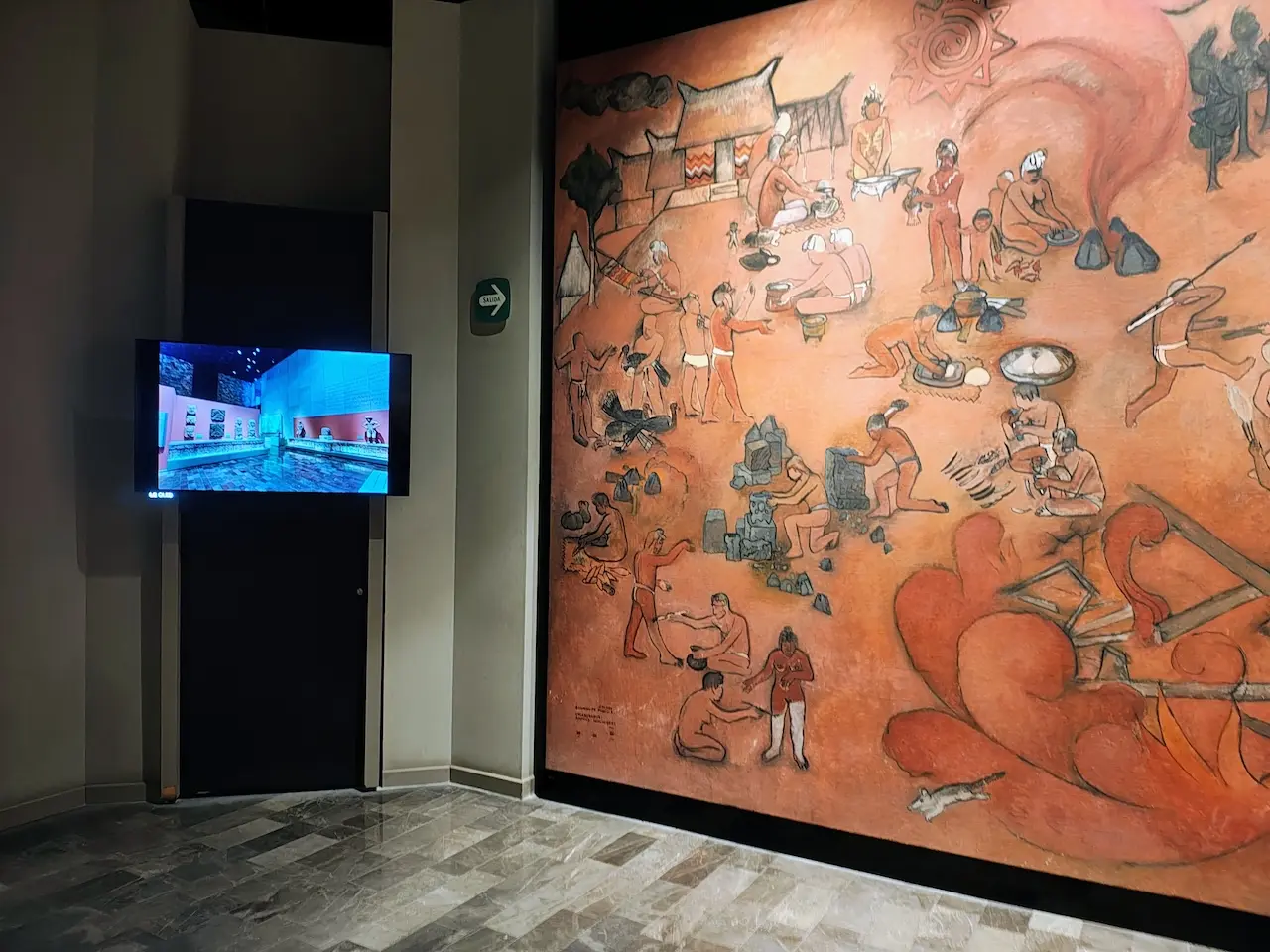 Museo Nacional de Antropología con pantallas LG OLED 1