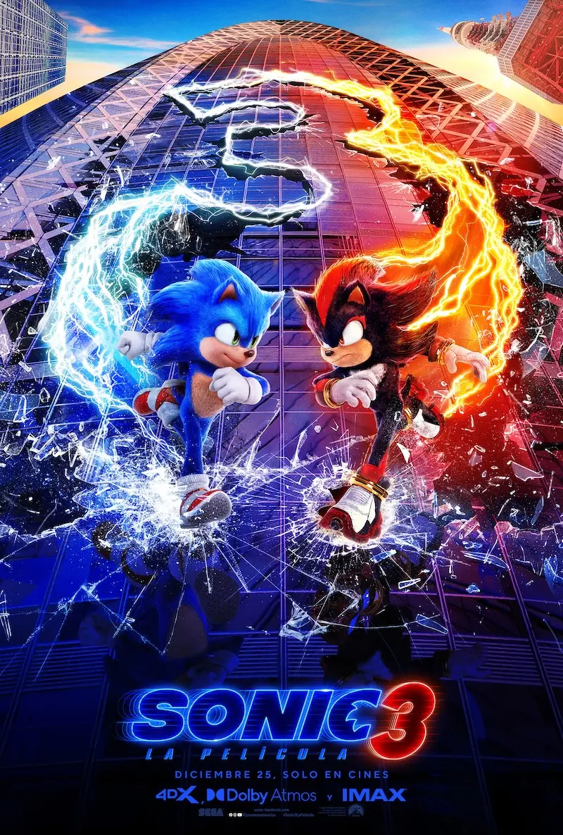 Poster 1 Sonic 3 La pelicula