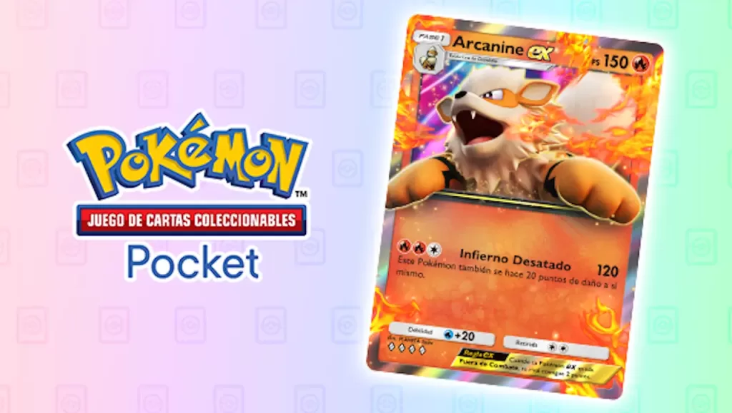 JCC Pokémon Pocket Tipo Fuego cartas