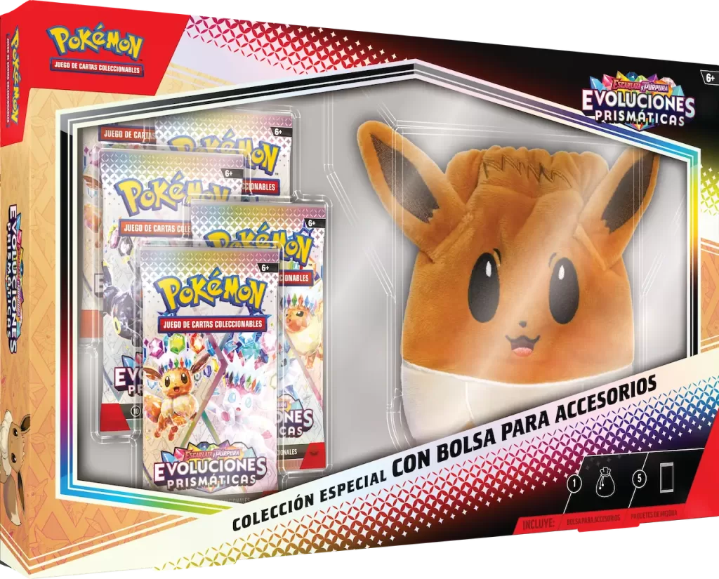 Eevee Escarlata y Púrpura-Evoluciones Prismáticas