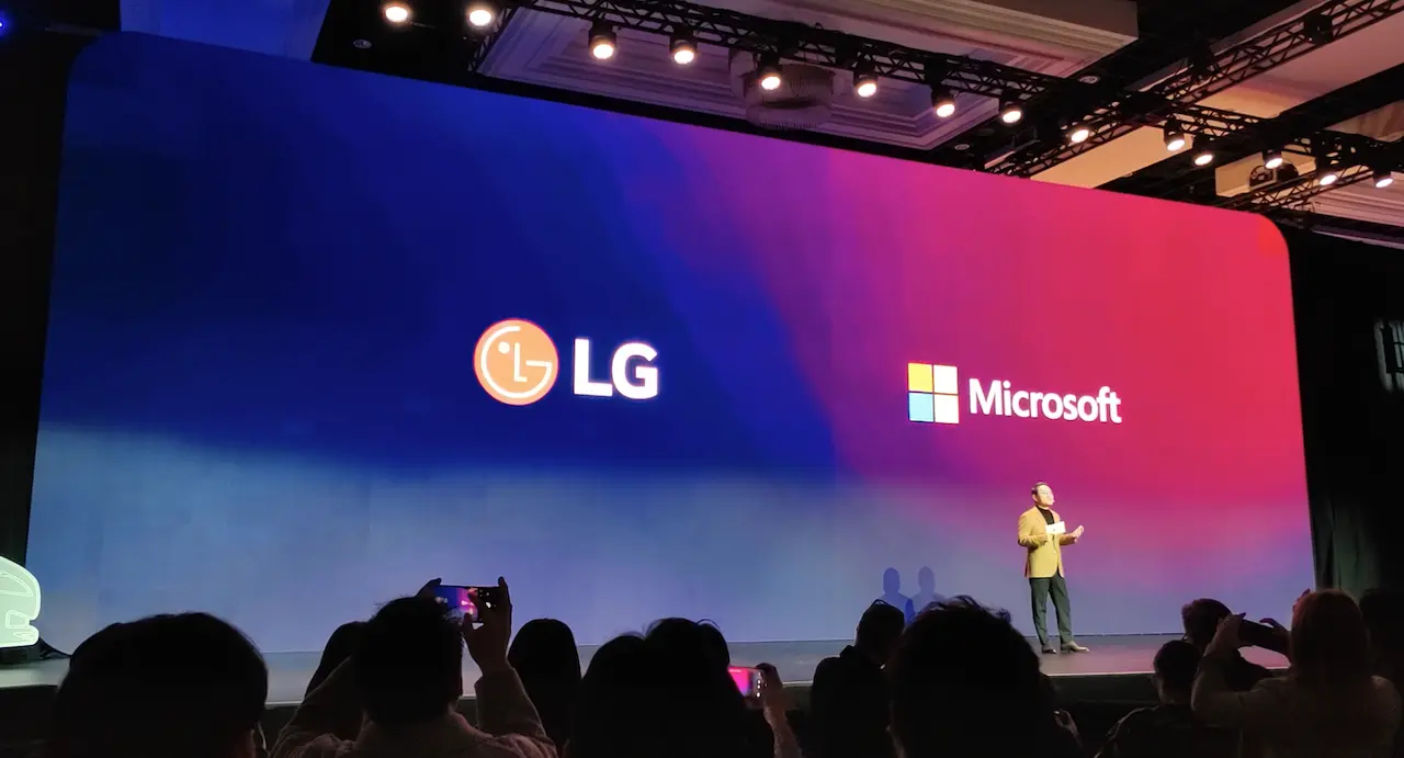 LG IA x Microsoft CES 2025 servicios IA