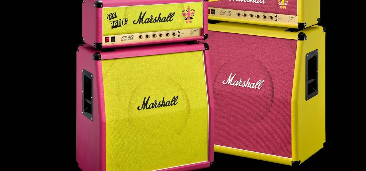 Marshall y Sex Pistols presentan una edición limitada del JCM800 Half Stack Marshall JCM800 Sex Pistols