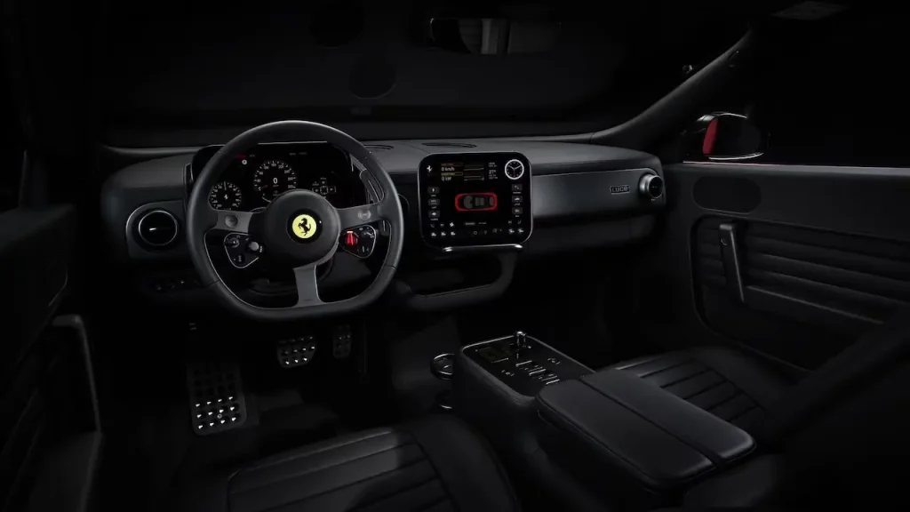 Ferrari Luce interior