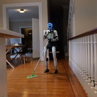 Gatsby ya tiene el primer servicio de limpieza doméstica con un robot humanoide Gatsby robot humanoide para limpieza