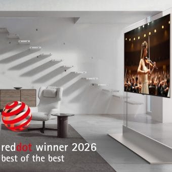 LG supera los 25 premios en los Red Dot Design Awards 2026 Red Dot Design Awards 2026 LG OLED