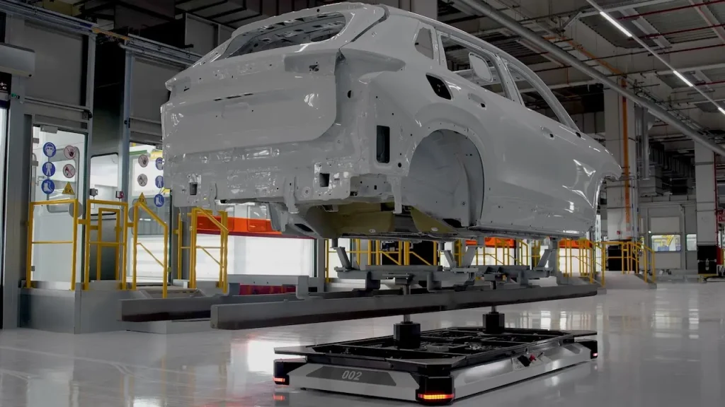 Volkswagen de México nave pintura