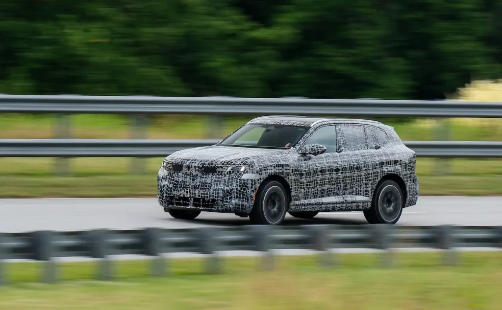 BMW iX5 prototipo pruebas