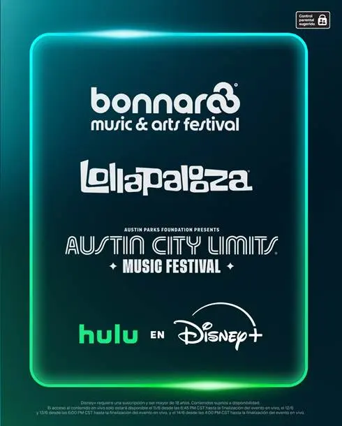 Festivales musica por Hulu