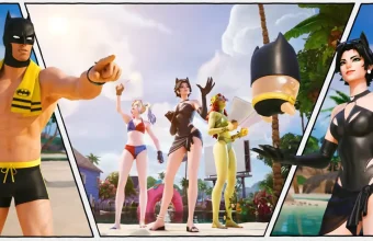 Catwoman, Harley, Ivy y Batman encienden el verano en Fortnite Catwoman, Harley, Ivy y Batman Fortnite